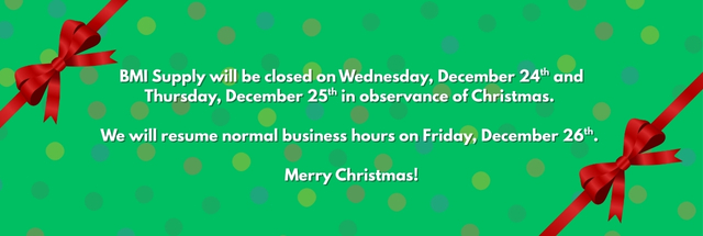 BMI Supply Christmas 2025 Banner