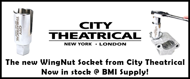 City Theatrical Wing Nut Socket Banner