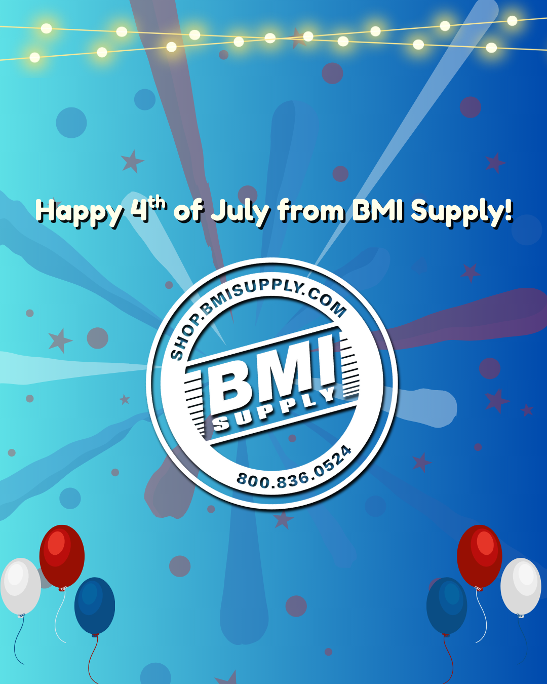 4th of July Web Graphic