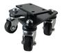 Tri-Wheel Caster 300 lbs Capacity (Hard Rubber)