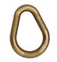 Pear Ring, Alloy, 5/8"