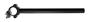 Mega-Side Arm 18" Fixed Length #MSAB18