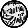 Rosco Pattern 1020 - Dancing Music